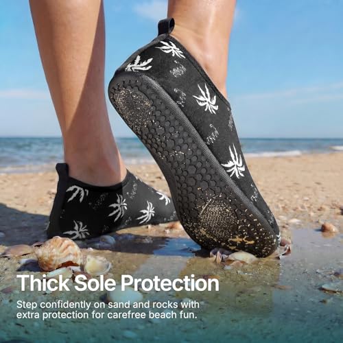 Image of Water Shoes for Women Men Quick-Dry Aqua Socks Swim Beach Outfits Barefoot | Yoga Exercise Wear Sport Accessories Pool Camping Must Haves River Hiking Youth Adult