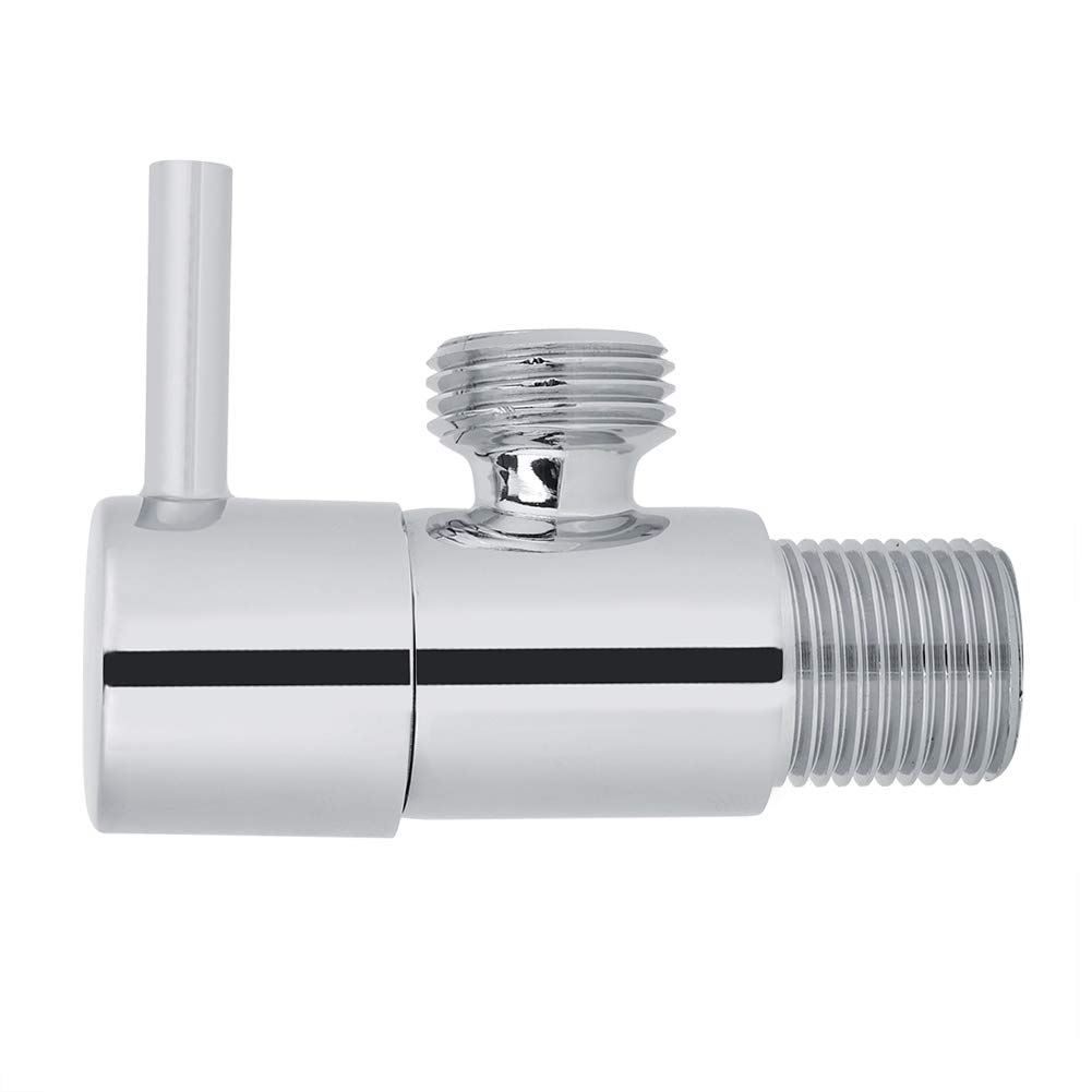 Bathroom Faucet Valve,Sink Shut Off Valve,Brass Angle Stop Valve Shut Off G1/2inch,Sturdy Water Control Angle Valve Faucet Tap Bathroom Shower Accessories - Image 4
