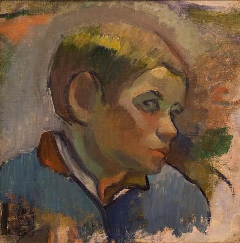 Cuadro Kopf Eines Bauernjungen de Paul Gauguin pintura al óleo réplica sobre lienzo 60x90cm
