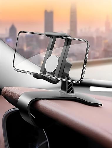 Soporte universal para teléfono de automóvil, clip antideslizante para tablero de instrumentos para todos los teléfonos inteligentes de 4 a 7