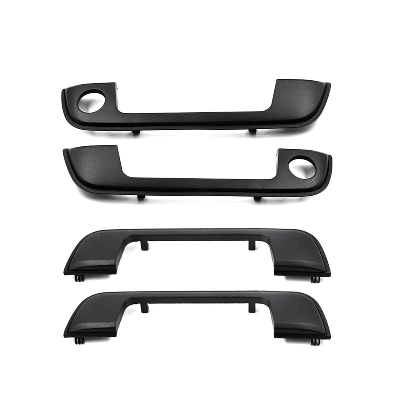 Lsdsaaza 4Pcs Set Sliding Exterior Handle Car Door Handle Exterior Kit Shell With Seal For Bmw E36 E34 E32 3 5 7 Series 51218122441 51218122442(4Pcs Set)