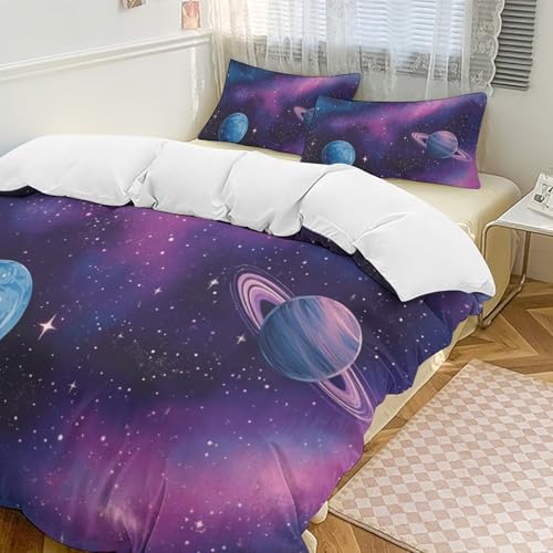 Housse de couette 220x240 anti-plis et facile à laver pour ados