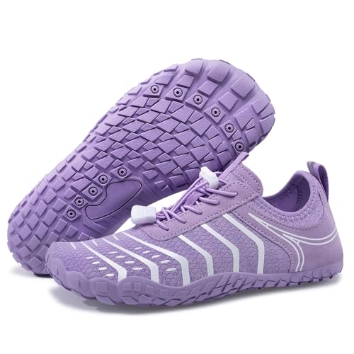 Image of EWUHA Barefoot Shoes Womens Mens Footwear for Walking Hiking with Wide Toe Box,Healthy & Non-Slip,Breathable Barefoot Vitality Water Shoes for Beach Pool Swim Outdoor (Unisex)