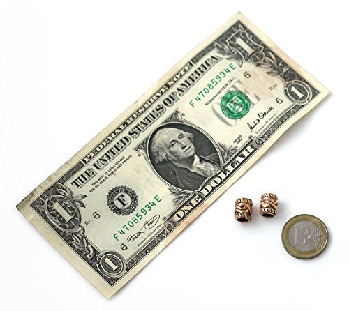 Bronze Norse Nordic Viking Celtic Beard Beads Ring, Dwarven Dreadlock Pirate Medieval Hair Beads, Pagan Jewelry4