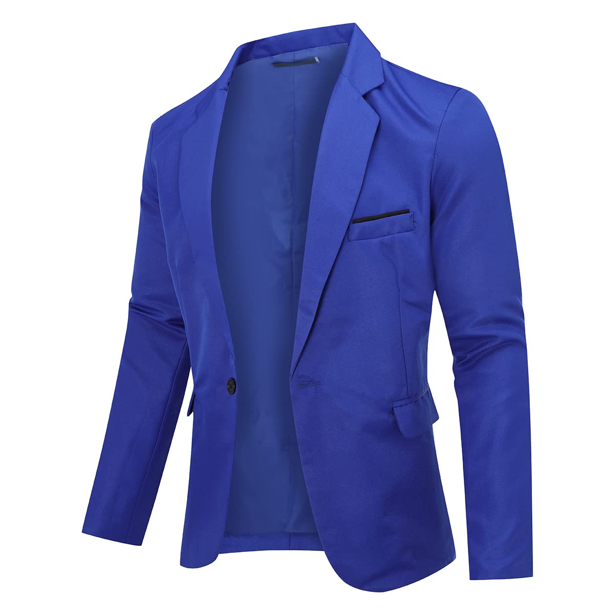 YOUTHUP Blazer per Uomo Giacca da Abito Slim Fit Monopetto Leggero 1 Botton Elegante Vestito Giacche