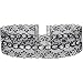Twilight's Fancy Wide Scalloped Galoon Black Lace Ribbon Choker Necklace -- Size Small