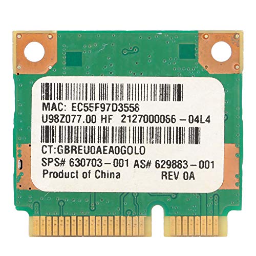 Image of Wireless Network Card, Mini PCIE Network Card 802.11b /g /n WiFi Adapter for HP Computer RT5390 SPS 630703001