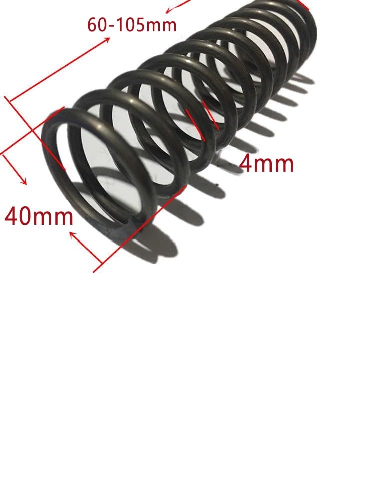 Compression Spring, Spring Steel Compression Spring 4x40x(60-105) mm(4x40x105mm)