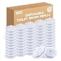 50 Count Toilet Wand Refills for Clorox, 5X Cleaning Power Toilet Bowl Cleaners & High-Density Disposable Toilet Brush Scrubber - No Falling Apart, Instant Foam for Bathroom Cleaning