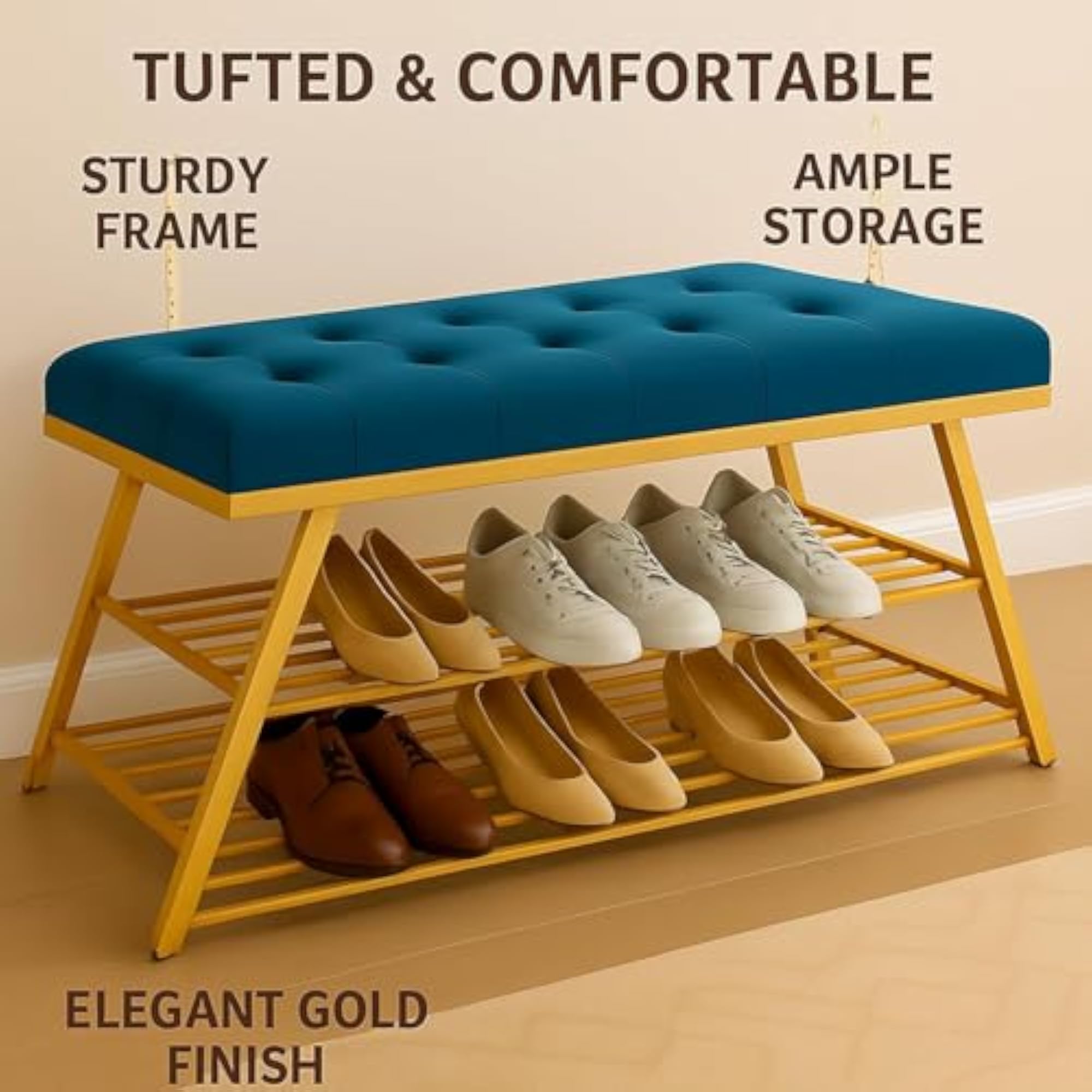Expandable Closet Tension Shelf Storage Rack, Adjustable Size