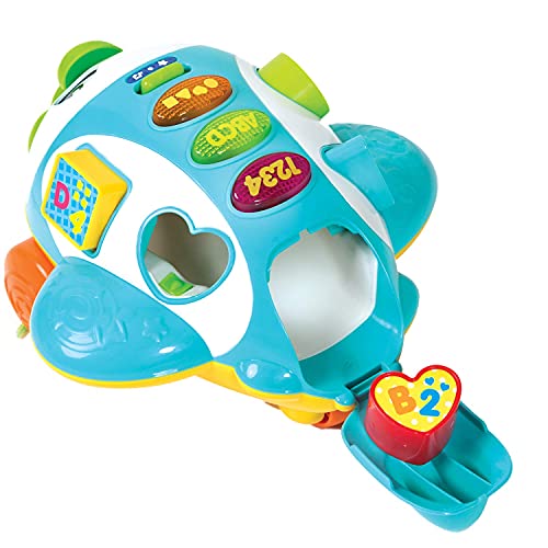 Musical Shape Sorter Plane, Pull-Along Toy - Talking And Singing Airplane Toy With Music For Toddlers And Kids, Ages 12 Months+ #TOP7