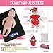 IVITA 20 inch Full Silicone Baby Dolls Girl Real Realistic Newborn Reborn Babies for Kids Aged 3