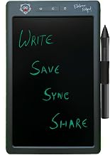 BeaverPadⓇ LCD Writing Pad/Drawing Board (Ewriter) and Graphics Tablet with Memory, Save and Bluetooth Function (Grey)