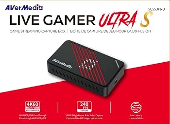 AVerMedia GC553Pro Live Gamer ULTRA S - 4K60 USB Capture Card with