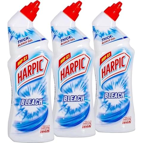 Harpic Toilet Bleach Gel, Original Scent Cover