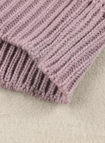 Image of Dokotoo Womens Sweaters 2026 Crewneck Cute Elegant Soft Long Sleeve Hollow Cable Knit Pullover Tops