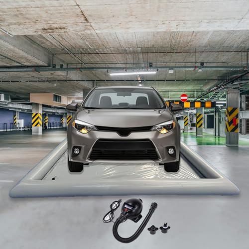 Inflatable Car Wash Mat Waterproof Garage Floor Protector