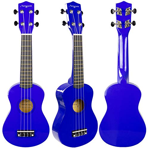 Martin Smith Soprano Ukulélé avec Bag & Book Ukulele Book – Bleu - Les Beatles, Paul McCartney, John Lennon, RIngo Starr, George Harrison Martin Smith Soprano Ukulélé avec Bag & Book Ukulele Book - Bleu – Image 3