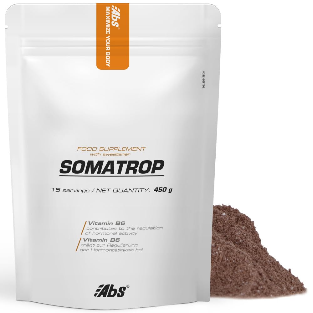 SOMATROP * 450 g * Pulver zur Herstellung eines Getränks reich an Aminosäuren * Molkeproteinisolat (ISOLAT) + B-Vitamin-Komplex
