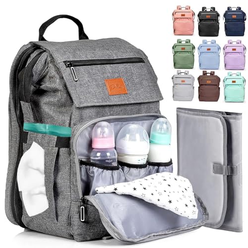 PILLANI Baby Diaper Bag Backpack - Baby Bag for Girls & Boys, Large Waterproof Toddler Diaper...