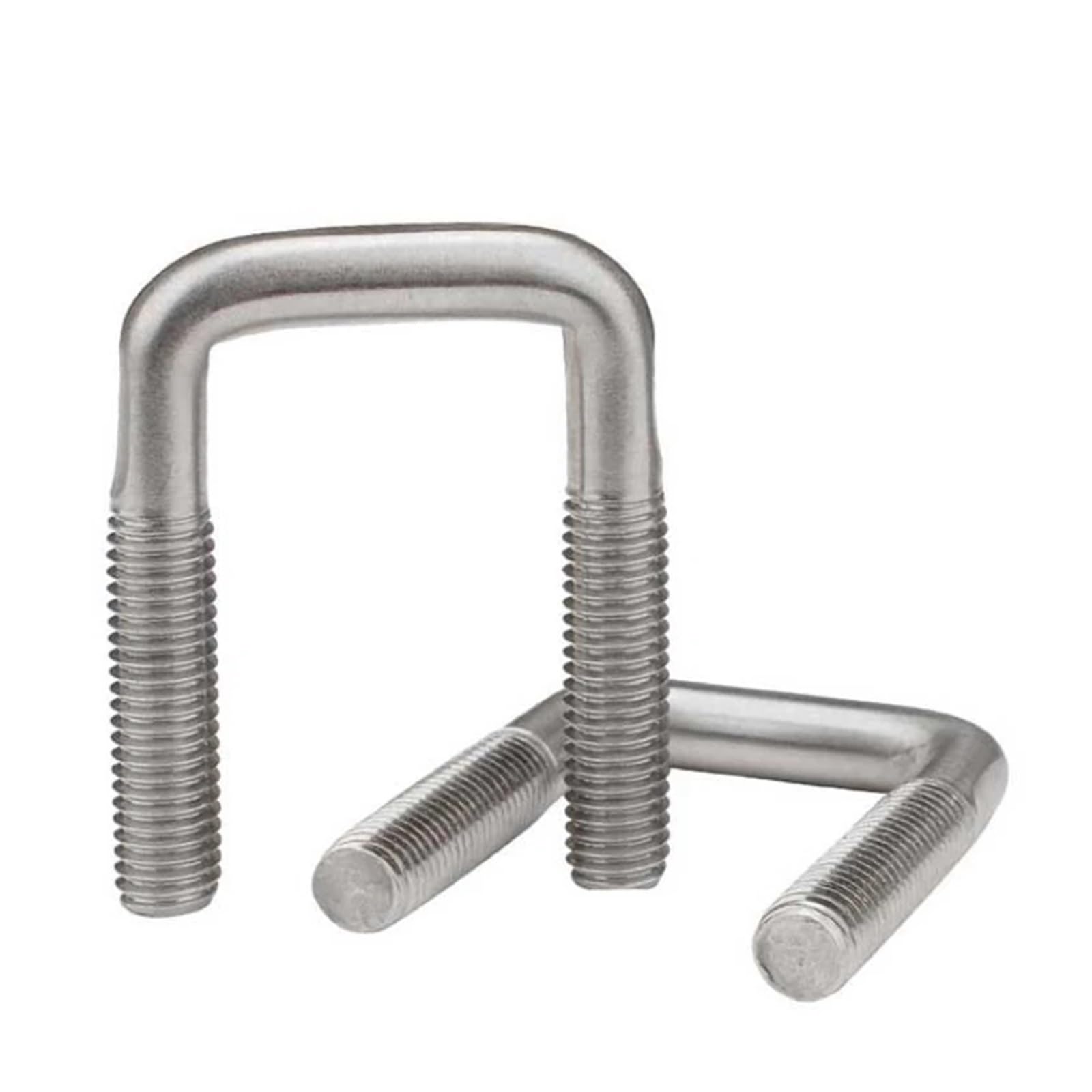 perno en U industrial, Tornillo en U cuadrado de ángulo recto acero inoxidable 304 M6 M8 M10 for sujeción tuberías(M10x60x100-1pcs)
