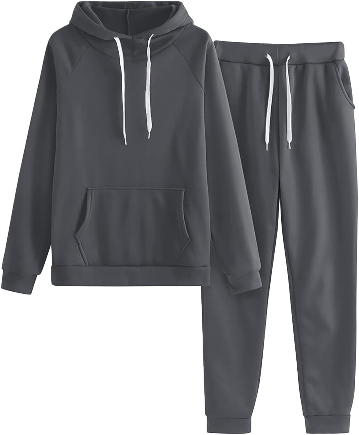 Womens 2 Piece Sweatsuit Trendy Loose Two Piece Tracksuit Long Sleeve and Pants Lounge Set Athletic Tracksuit