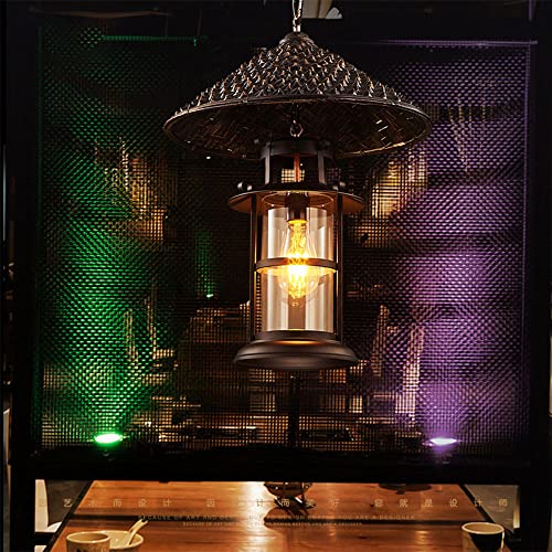 Chandelier Lampe Suspension Métal Rétro E27 Plafonnier Industriel