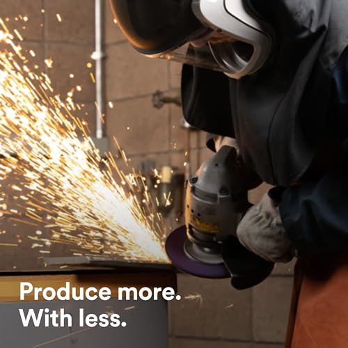 Image of 3M Cubitron 3 Depressed Center Grinding Wheel, 90002, 36+, T27, 4-1 /2 in x 1 /4 in x 5 /8 in-11, Pack of 10, ANSI, Precision Shaped Grain, Beveling, Weld Grinding, Heavy Deburring, Slag Removal