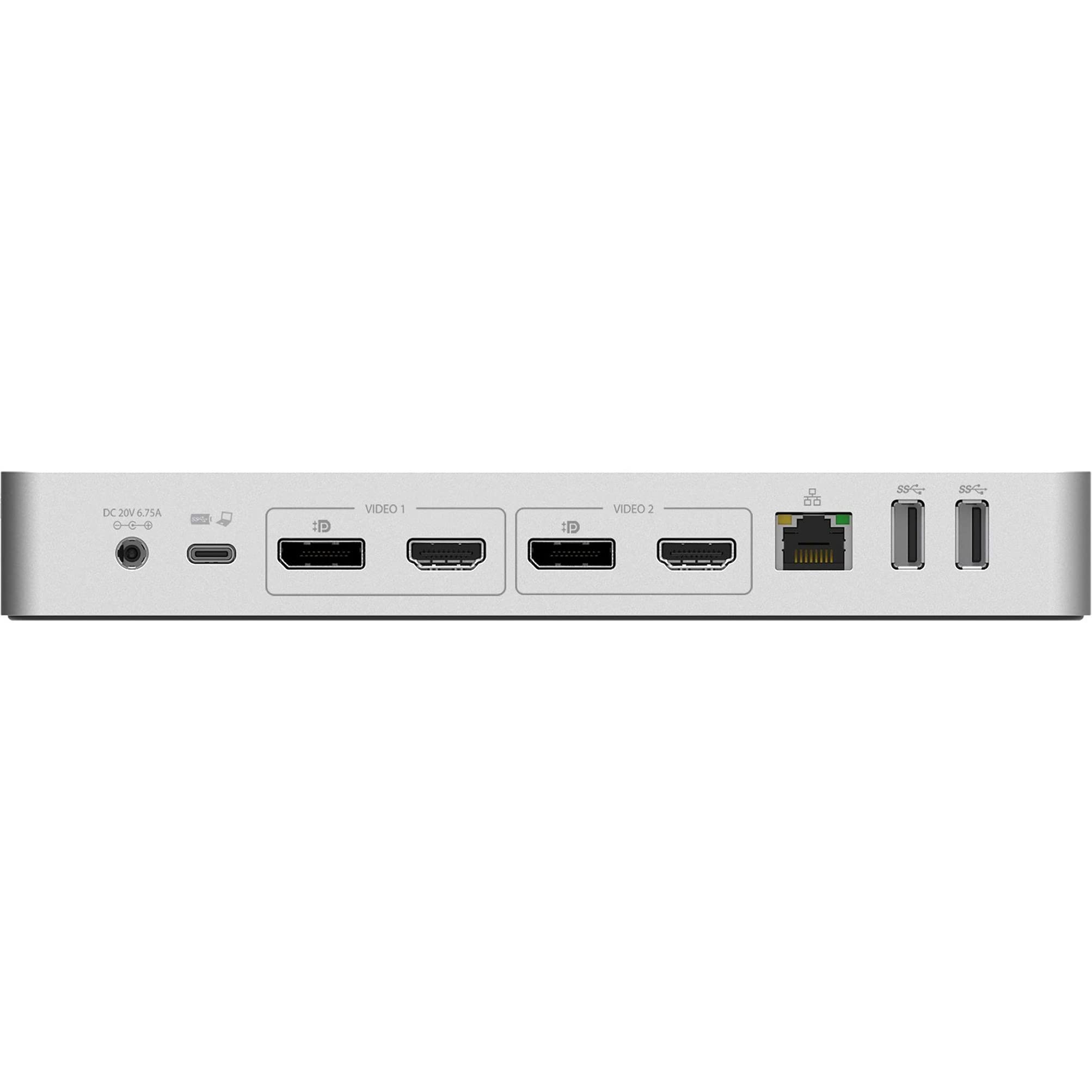 StarTech Dock Ibrido USB-C USB-A Universale Doppio 4K HDMI DP, MacBook, 60W