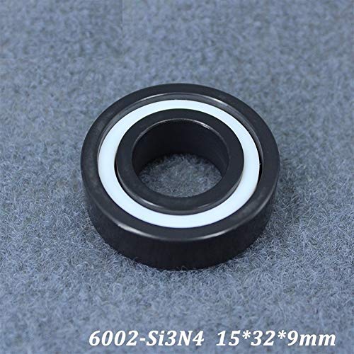 Roulement à billes céramique 6002 Si3N4 15x32x9 mm étanche et fluide - 4