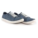 FAUSTO FST 1397 BLUE-40 Men Blue Denim Casual Classic Lace Up Sneaker | Low Top Canvas Shoes with Adjustable Elastic | Lightweight with Cushioned Insole (6 UK) gallery image