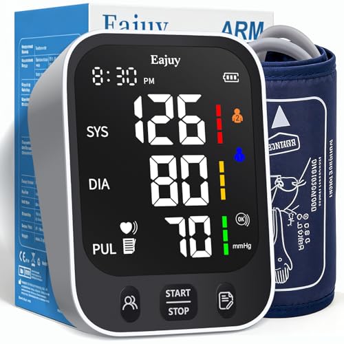 Blood Pressure Monitor2026 New Upgrade Accurate Upper Arm Blood Pressure Cuff for Home Use Automatic Digital BP Monitors with Wide Range Cuff Adjustable Large BP Cuff(8.6-16.5) 2 * 199 Memory