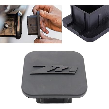 Buy Trailer Hitch Cover Plug Cap Insert Fits 2" Receivers Black Receiver Tube Hitch Plug For RV Suv And Cars