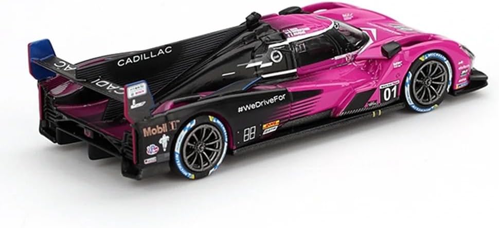 1:64 Diecast Model Car Compatible with Cadillac V-Series.R #01 2024 IMSA Petit Le Mans Cadillac Racing Limited Edition Mini GT MGT01010