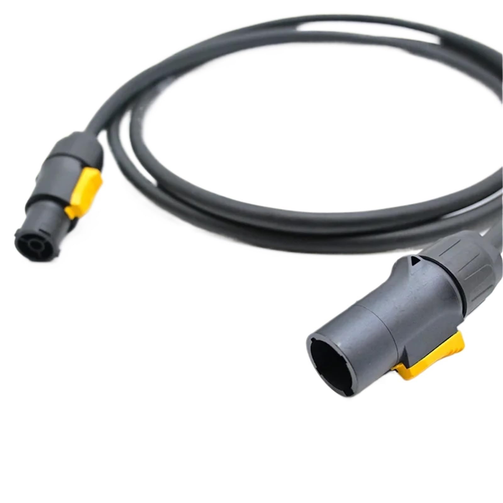 Kabel przyłączeniowy o długości 1 m – 10 m (wtyczka do gniazda) – przedłużacz sieciowy do ekranów LED, oświetlenia DJ-ów i scenicznego (1 m, 12 awg (25 A))