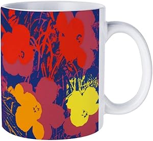 アンディ・ウォーホル Flower マグカップ コーヒーカップ 330ml おしゃれ セラミック 耐冷 耐熱 贈り物 オフィスコーヒー やけど防止 陶器 食器