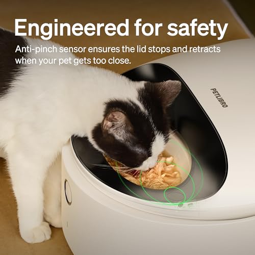 Image of PETLIBRO Automatic Cat Feeder Wet Food Refrigerated New Upgraded APP Control,3 Days Freshness 3 Meals,Semiconductor Cooling&Quick Chills Wet Food Dispenser,Polar WiFi Timed Auto Pet Feeder for Cat Dog