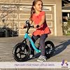 KRIDDO Toddler Balance Bike 2 Year Old, Age 18 Months to 4 Years Old, Early Learning Interactive Push Bicycle with Steady Balancing and Footrest, Gift Bike for 2-5 Boys Girls, Blue #2