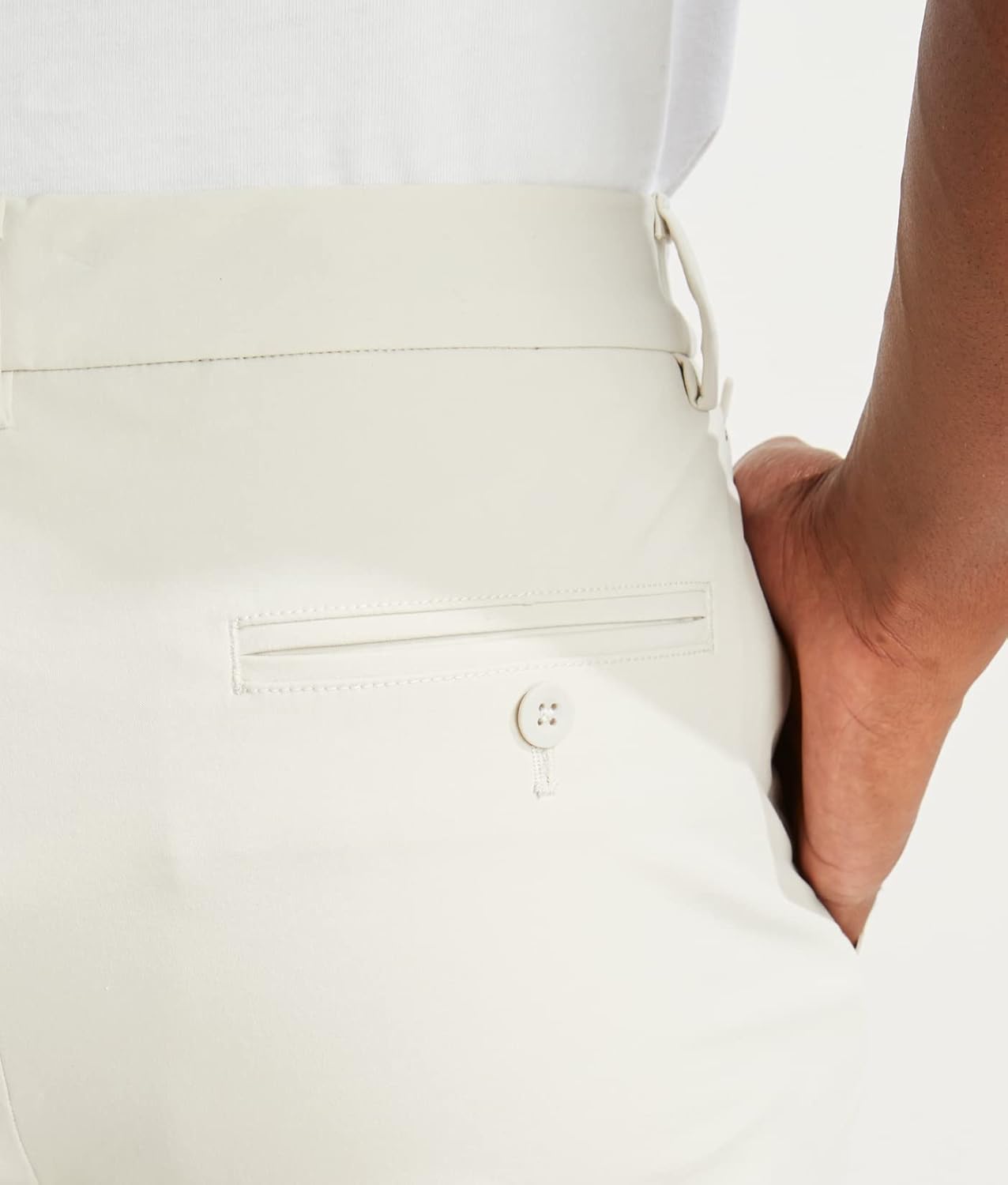 Vineyard Vines Men's 9" On The Go Shorts, Stone, 28 - Image 4