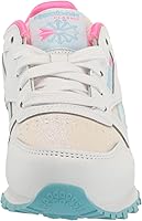 Vista 2 de Reebok Tenis clásicos unisex de cuero Step N Flash Light Up