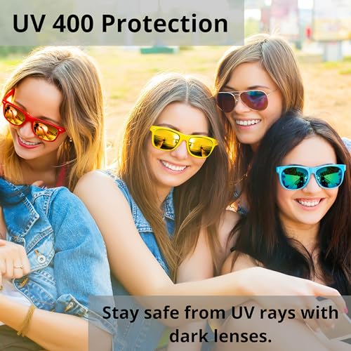 Eyegla Wholesale Sunglasses Bulk Adults Party Sunglasses 80s Glasses Shades Party Favors-10 Pack2