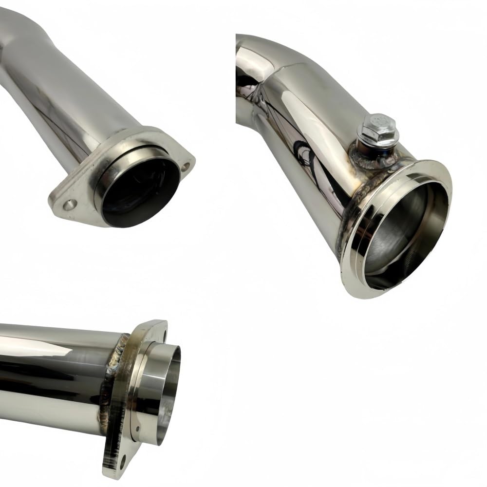 Tubo Escape Turbo Alto Flujo Acero Inoxidable Sin Catalizador 3,5 Pulgadas Para M3 M4 G80 M3 M4 G82 S58 3.0T 2022 2023 2024