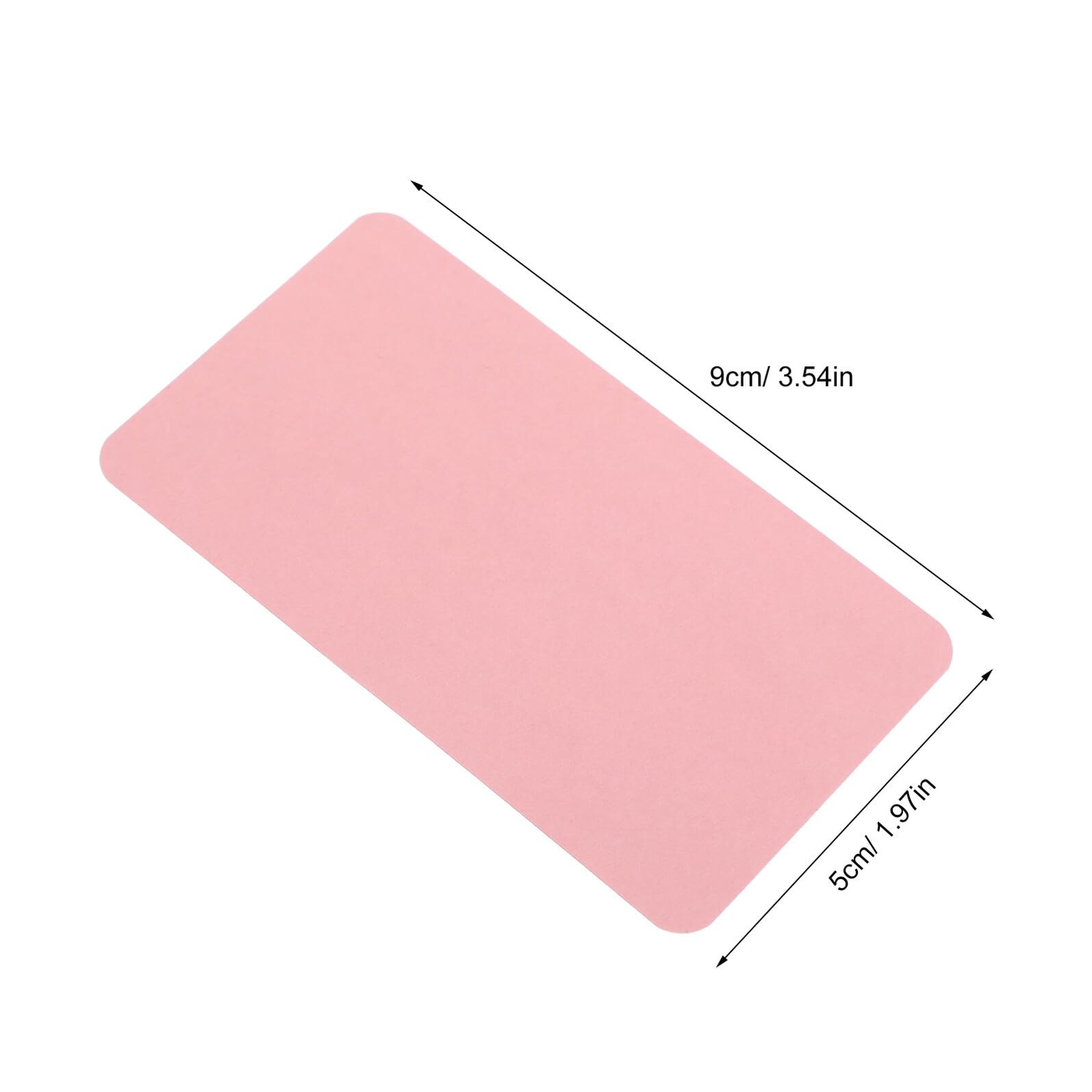 1000 Stück Boxen Handgeschriebene Rosa Karten aus Papier für Kreative Selbstgemacht Nutzung mit Glatter Schreibleistung und Elegant Minimalistischem Design für Bastelarbeiten und