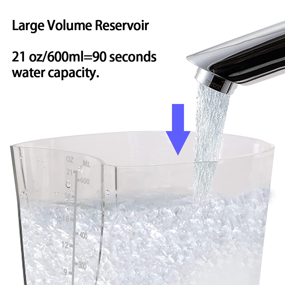 Piezas de repuesto para irrigador bucal Waterflosser Dental Aquarius compatible con Waterpik WP-660 WP-662 WP-670 WP-672 WP-665 WP-667 WP-663 WP-668 Válvula de junta de depósito