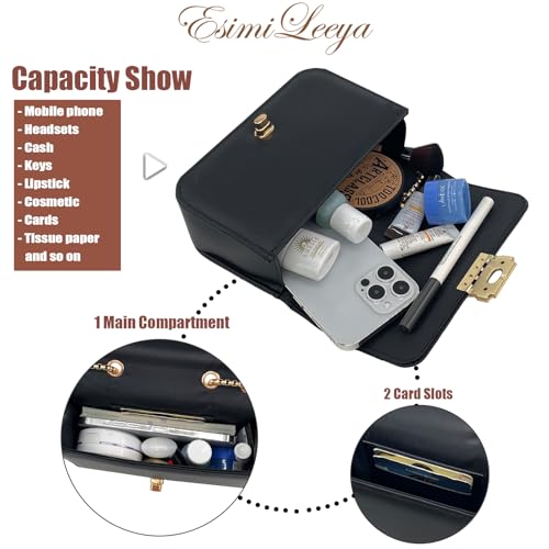 Small Mini Handbags for Women with Golden Chain Cross Body Purses for Women4