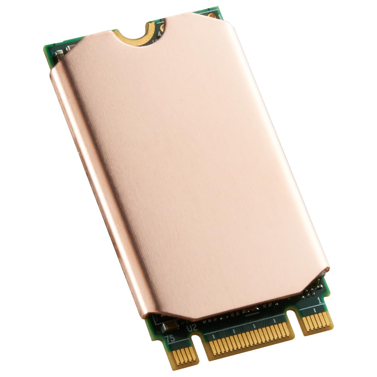 DolDer M.2 2242 SSD Kupfer Kühlkörper 0,5 mm Laptop NVMe M.2 Heatsink Hitzeschild Cover + Thermopad für Kühlung Laptop M.2 2242 SSD