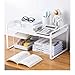 Produktbild OMING Druckerständer Einstellbarer Druckerständer, Druckerständer mit Speicherregal Büro Home Desktop Tischregaldruckdrucker Stand für Kleinraumorganisation Rollender Druckerwagen auf Rädern
