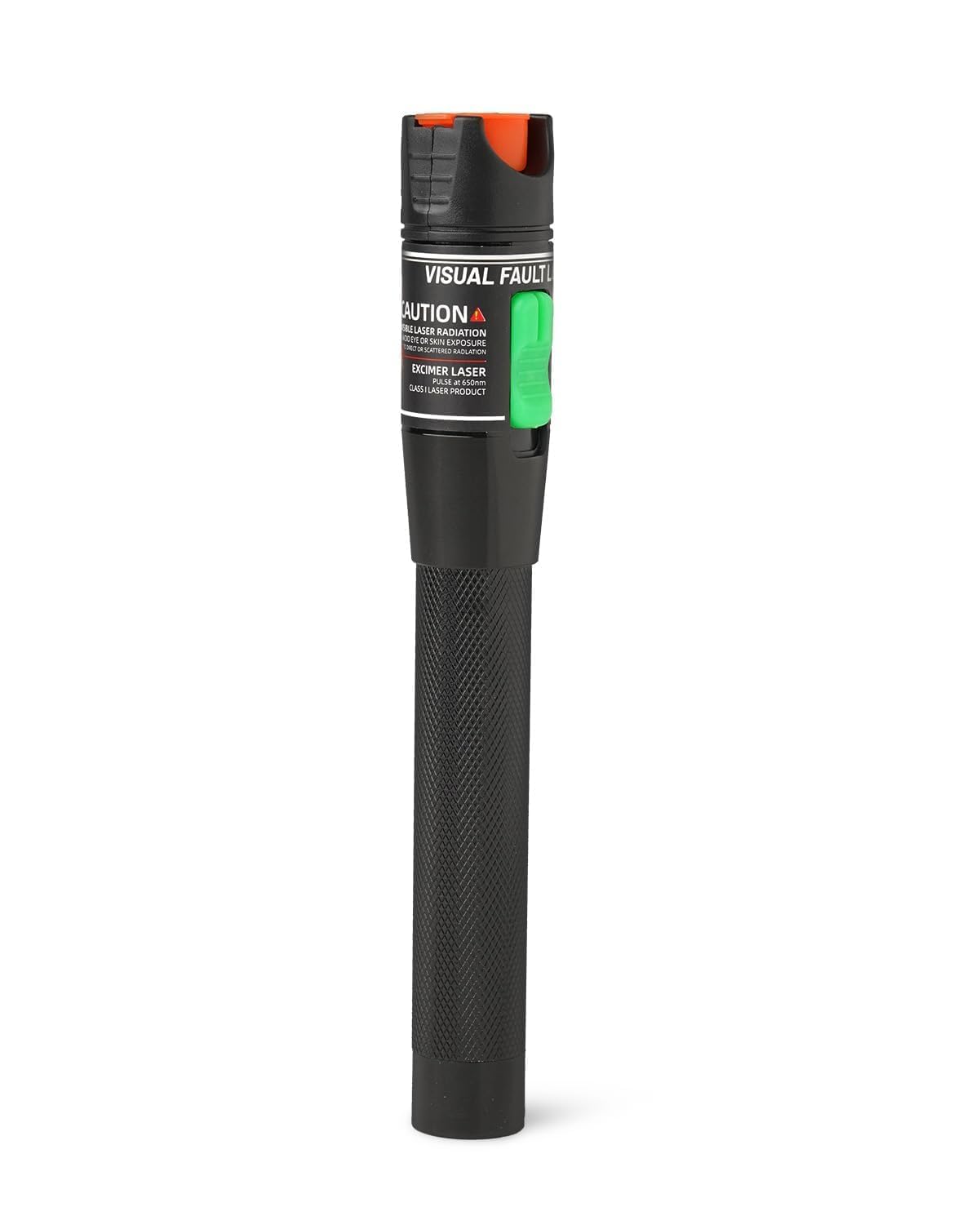 Visual Fault Locator 30mW 30KM, Fibre Optic Tester VFL Red Light Pen with FC Male to LC Female Adapter