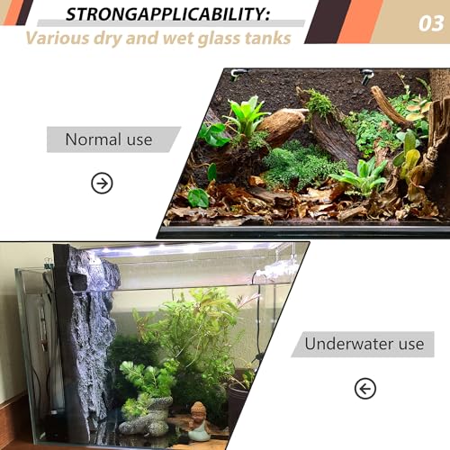 Image of 17.7x11.8in Rock Terrarium Background,3D Reptile Tank Background Board,Amphibian Stereo Backdrop Wall,Lizard Snake Gecko Spider Turtle Fish pet silo Background Decorative Panel(Brown)