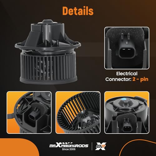 Image of maXpeedingrods 700154 HVAC Blower Motor with Fan Cage Fits for Jeep Liberty 2002-2007, for Jeep Wrangler 2002-2006 Gas OHV Sport Utility # 5066553AA 5139720AA 68028890AA